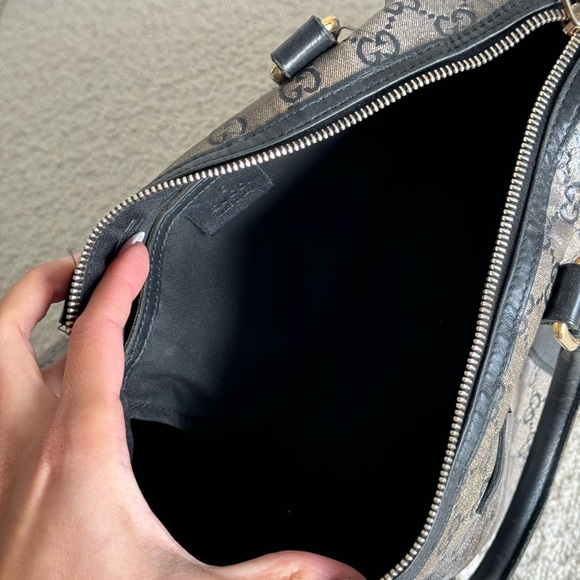 *SOLD** Gucci Monogram Crystal Canvas Boston Bag - Picture 8 of 11